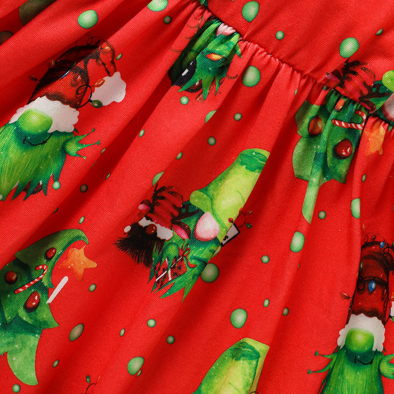 Toddler and Kids Christmas Dress Outfit Set